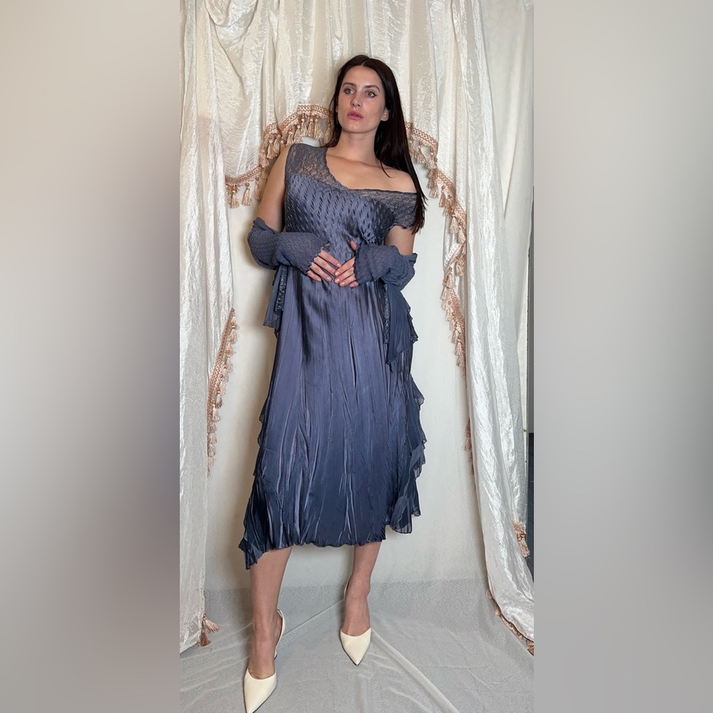 Komarov 2 Piece Dress and Shawl Set XL
